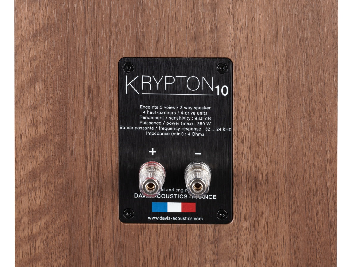 DAVIS KRYPTON 10 (la paire) Noyer