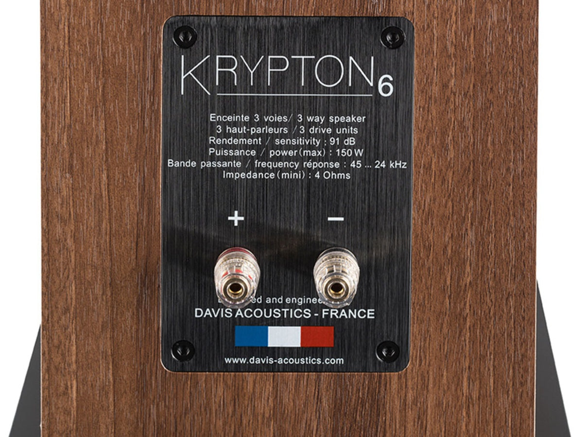 DAVIS KRYPTON 6 (la paire) Noyer