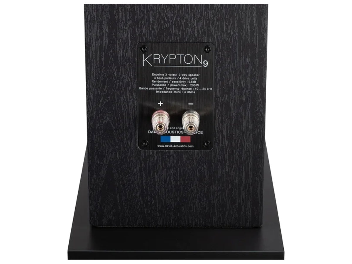 DAVIS KRYPTON 9 (la paire) Noir