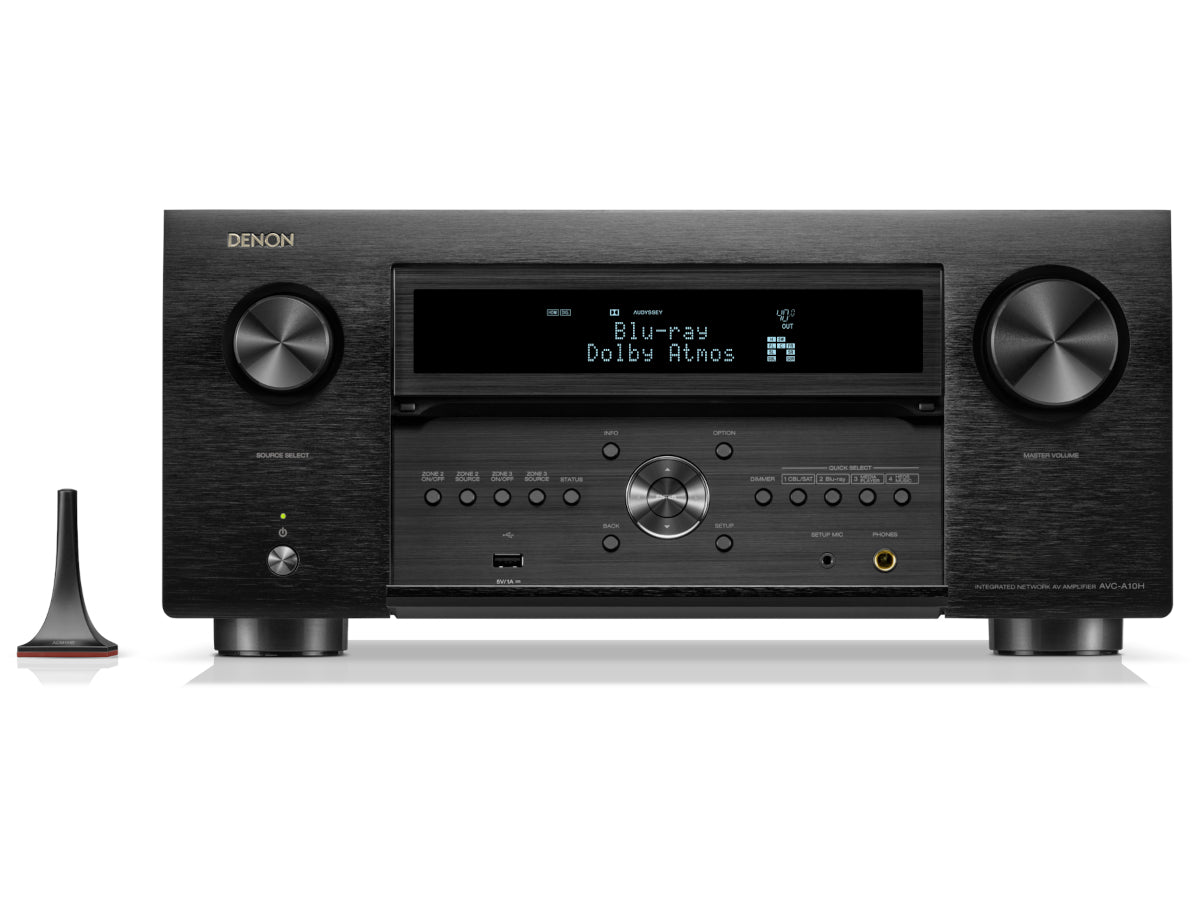 Denon AVC-A10 Black detail face avant