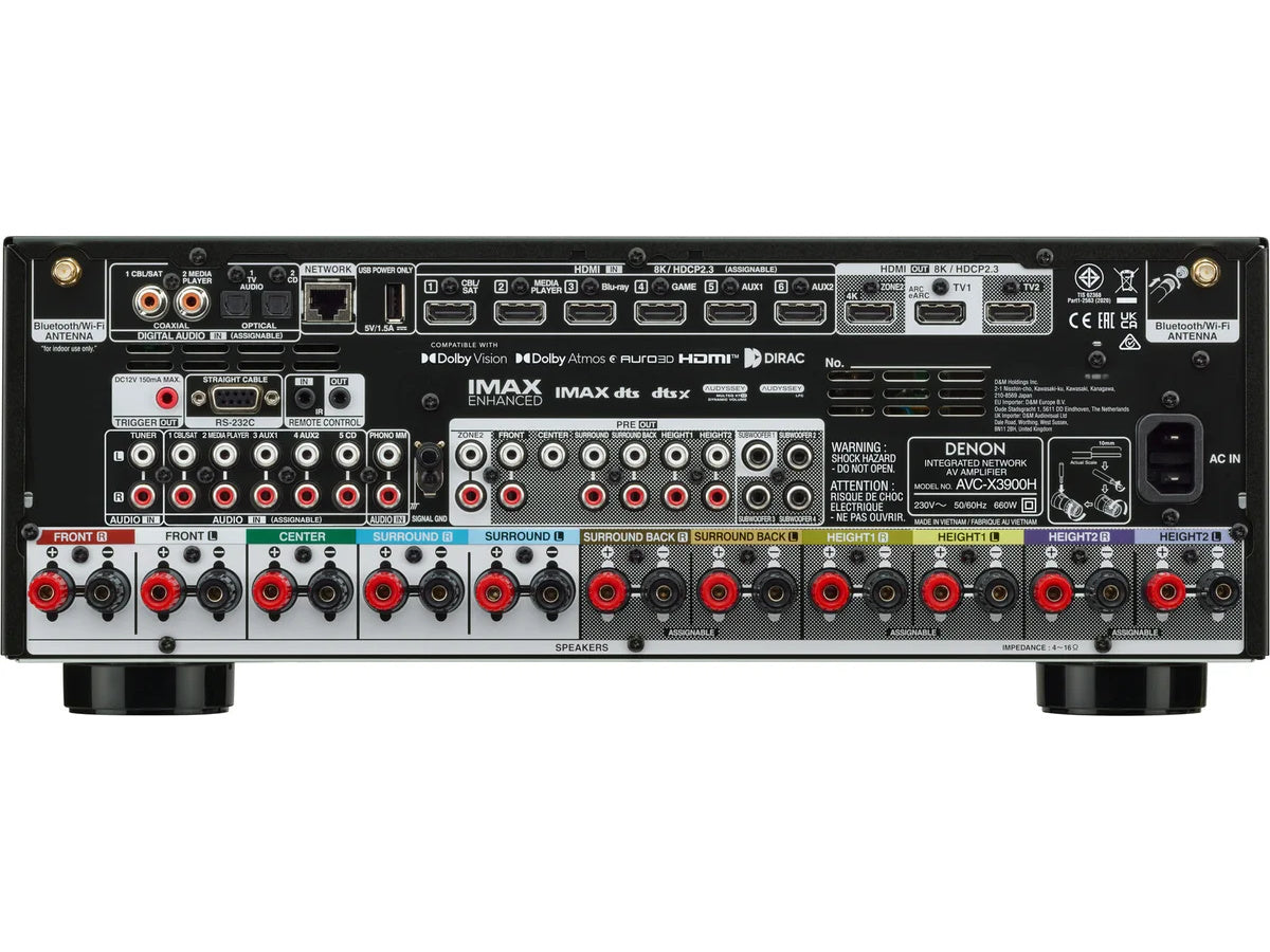 DENON AVC-X3900H Black