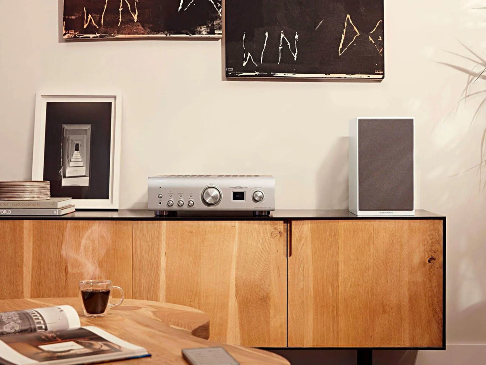 DENON PMA-1700NE Silver lifestyle