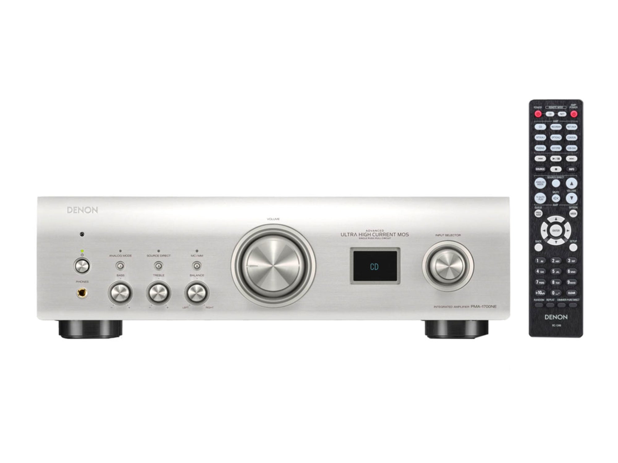 DENON PMA-1700NE Silver face avant