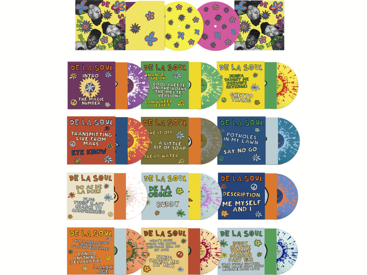DE LA SOUL - 3 FEEL HIGH AND RISING (7'' BOXSET)