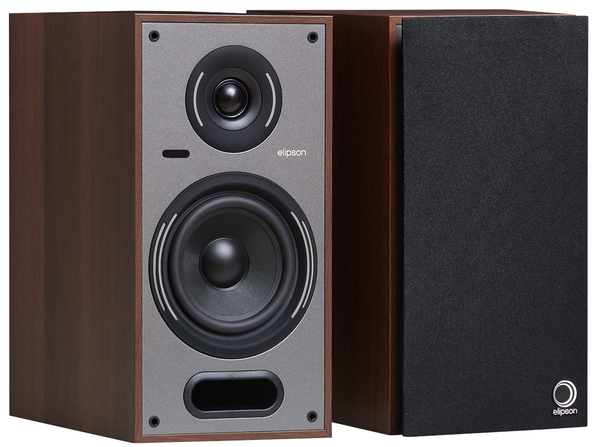 Enceinte Elipson Horus 6 ATM Noyer - Dolby Atmos, DTS:X, Haut-parleur Coaxial | Pour Effets Immersifs, Fixation Murale