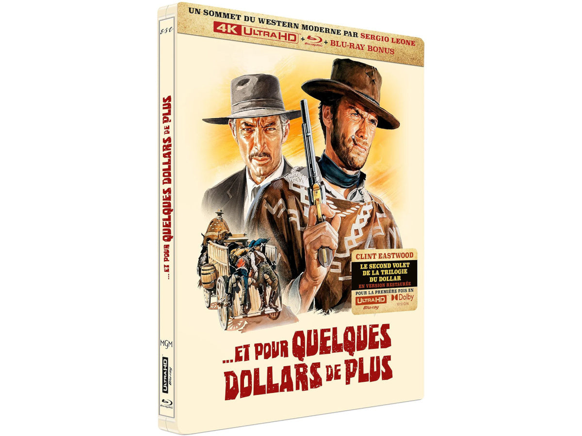 ...ET POUR QUELQUES DOLLARS DE PLUS - COMBO UHD 4K + BD + BD BONUS - STEELBOOK