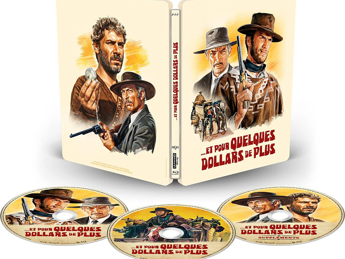 ...ET POUR QUELQUES DOLLARS DE PLUS - COMBO UHD 4K + BD + BD BONUS - STEELBOOK