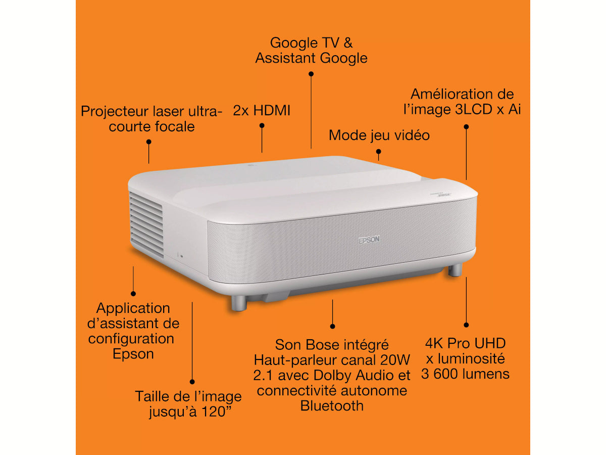 EPSON EH-LS670 Blanc 9