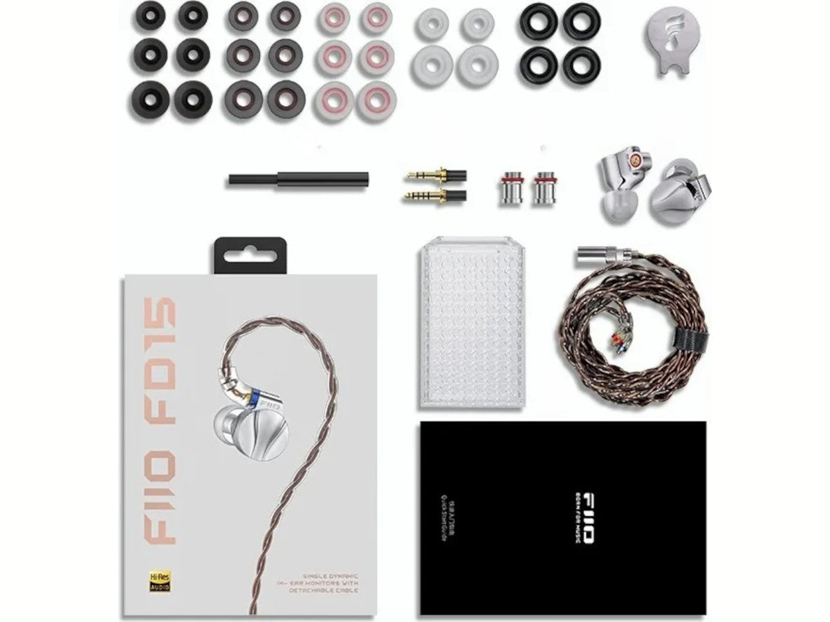 Fiio FD15 Silver unboxing