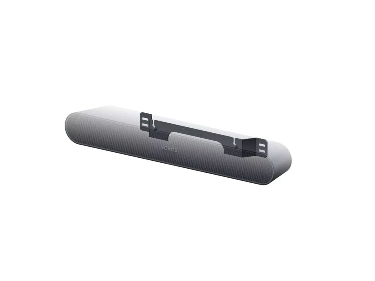 Flexson Support Mural Pour Sonos Port - Fixation Solide Et Discrète En Noir