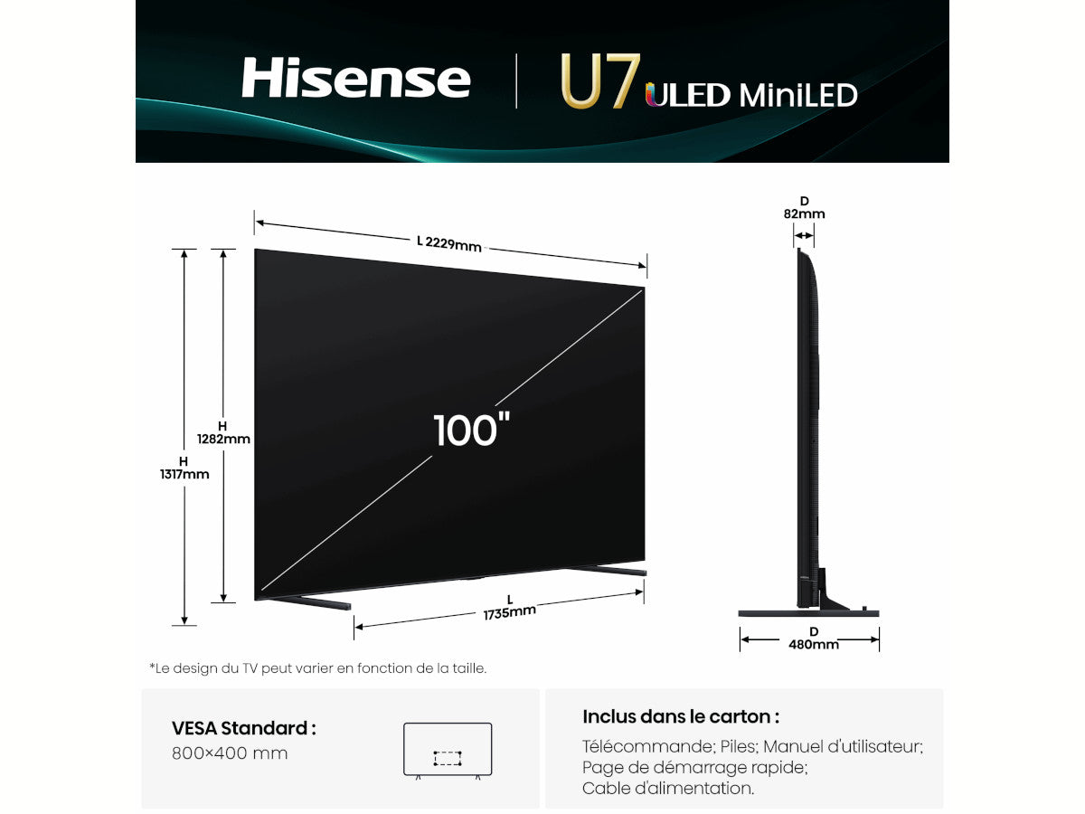 HISENSE 100U7Q PRO