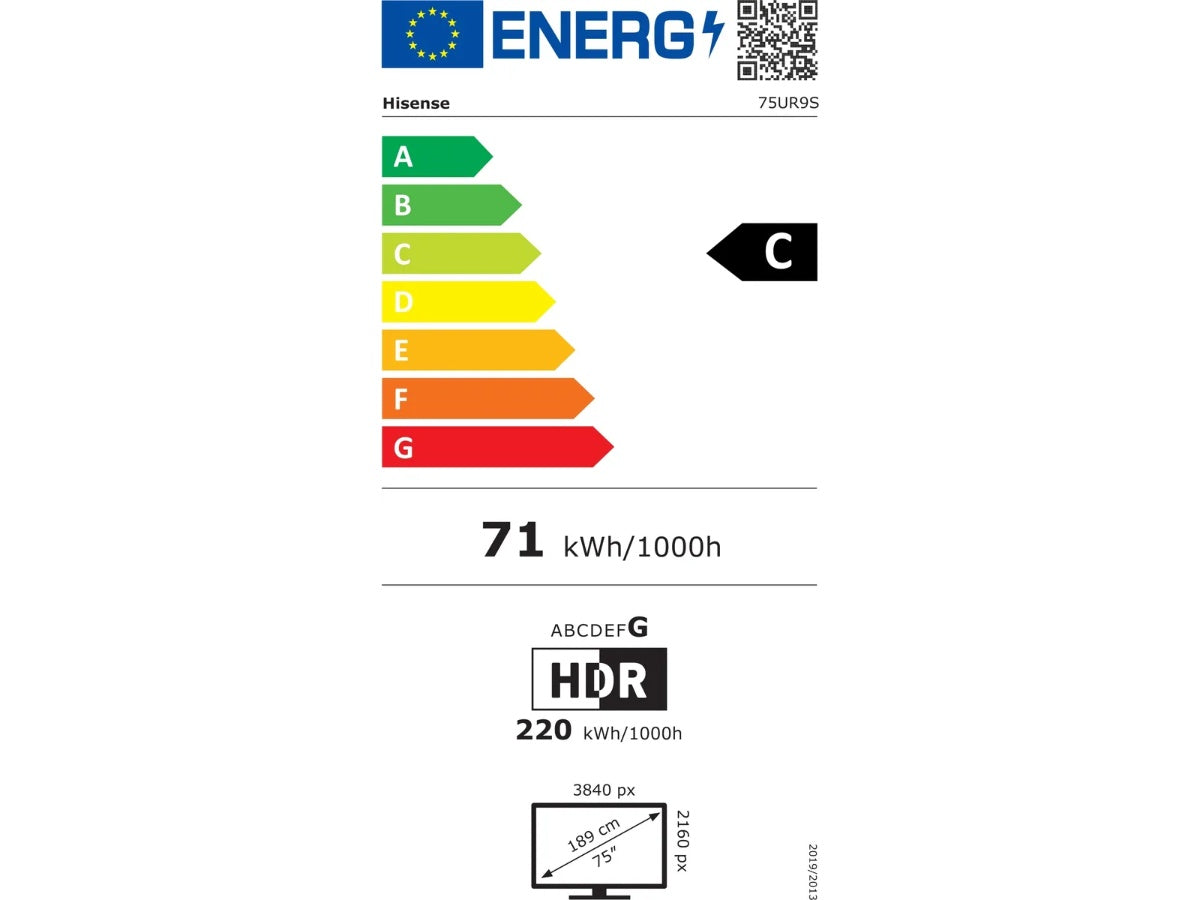 HISENSE 75UR9S