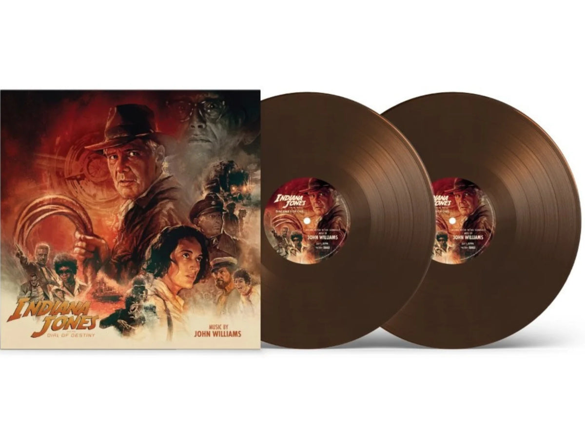 INDIANA JONES AND THE DIAL OF DESTINY BROWN VINYL