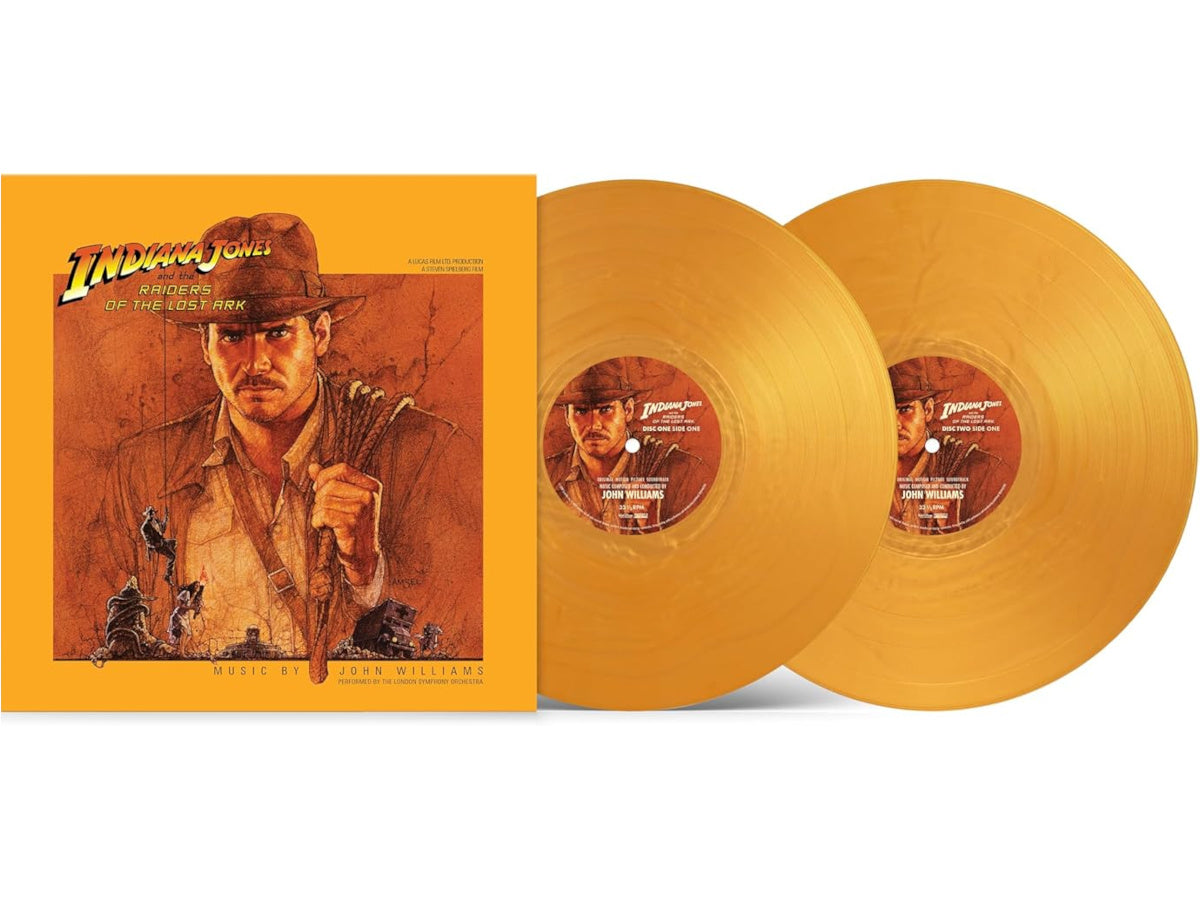 INDIANA JONES AND THE RAIDERS OF THE LOST ARK GOLD VINYL