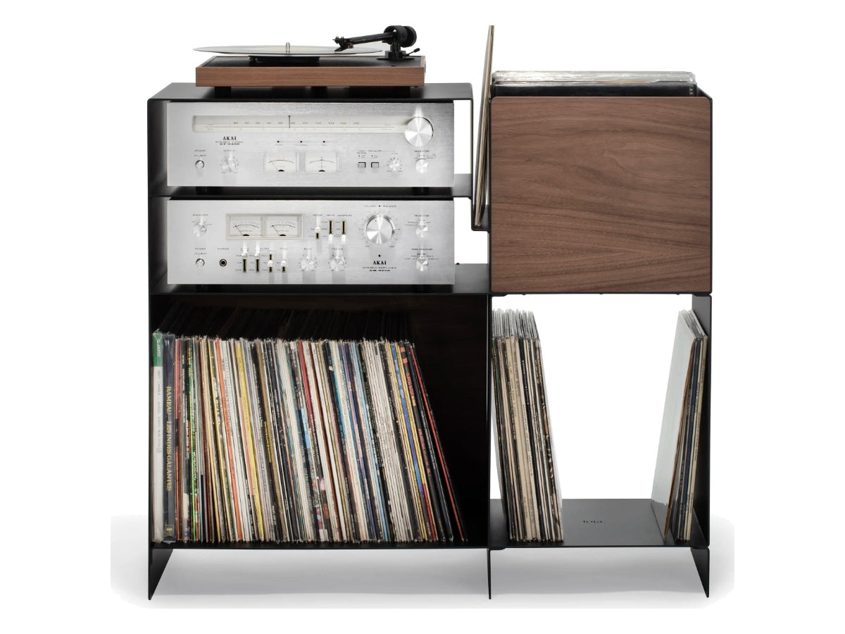 LOIA Le Meuble Digger Noir - Noyer