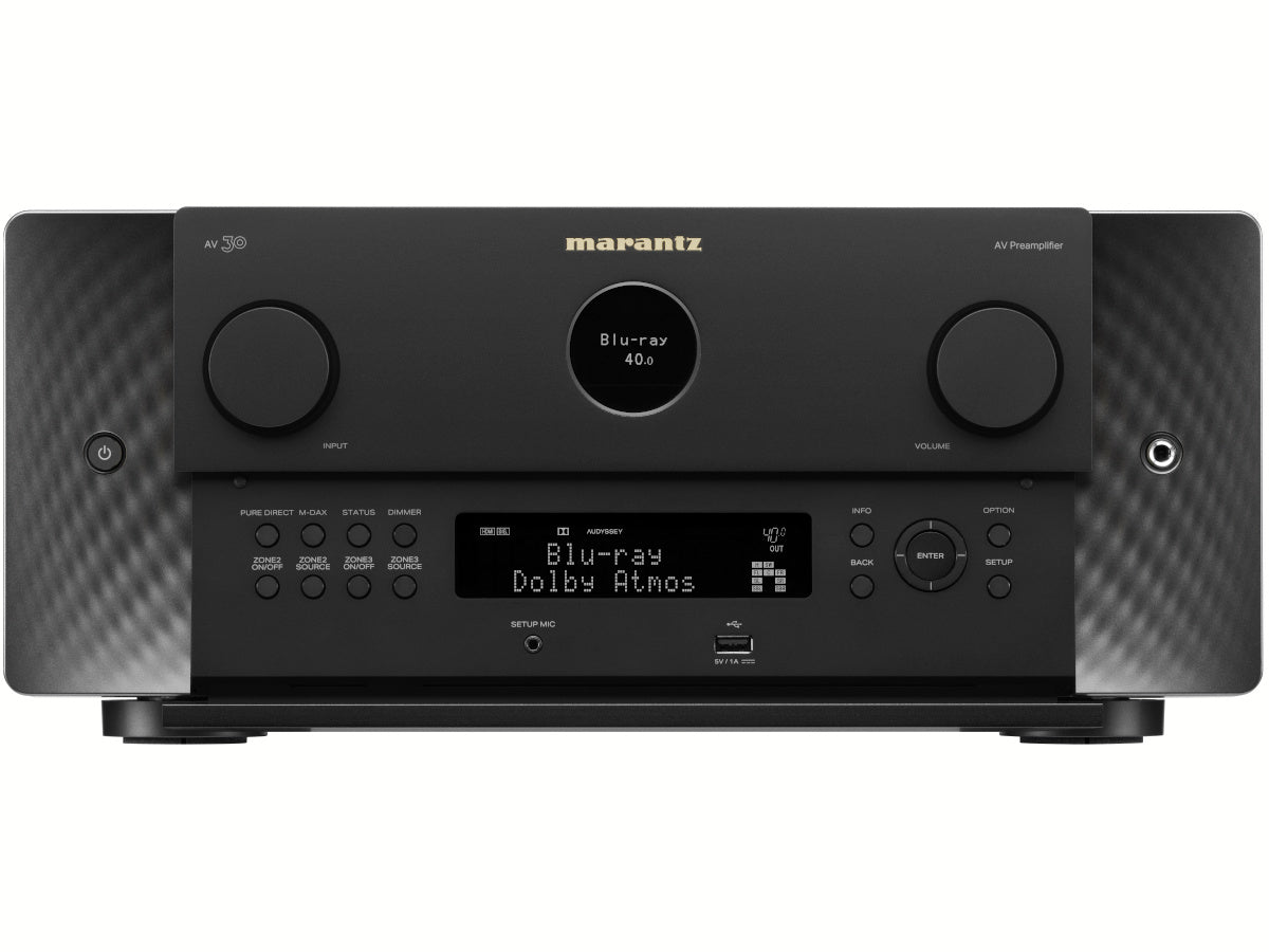 MARANTZ AV 30 Noir vue commandes