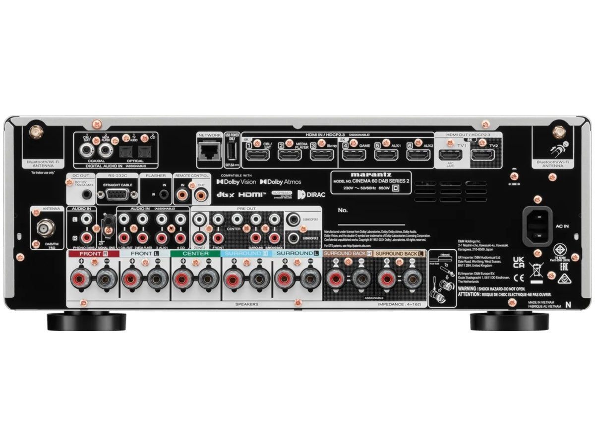 Marantz Cinema 60 DAB Série 2 Silver Gold