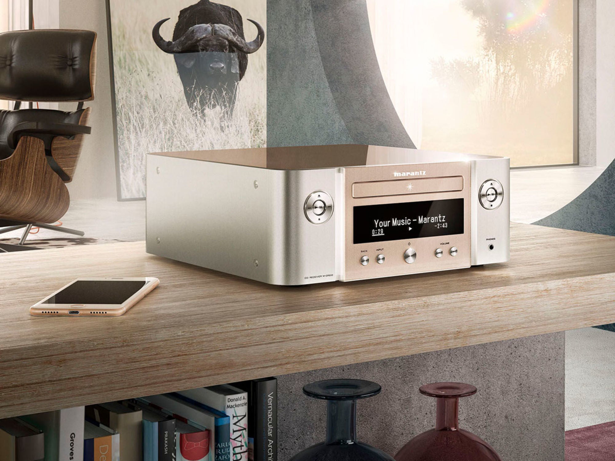 MARANTZ Melody X (M-CR612) Silver Gold