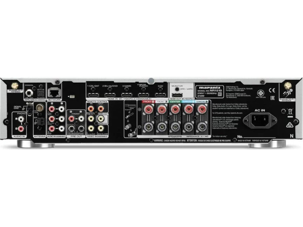 Marantz NR1510 Argent connectique