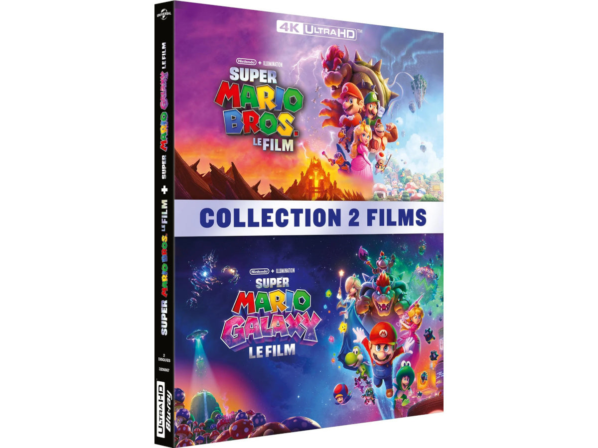COFFRET SUPER MARIO BROS., LE FILM & SUPER MARIO GALAXY, LE FILM - 2 UHD 4K