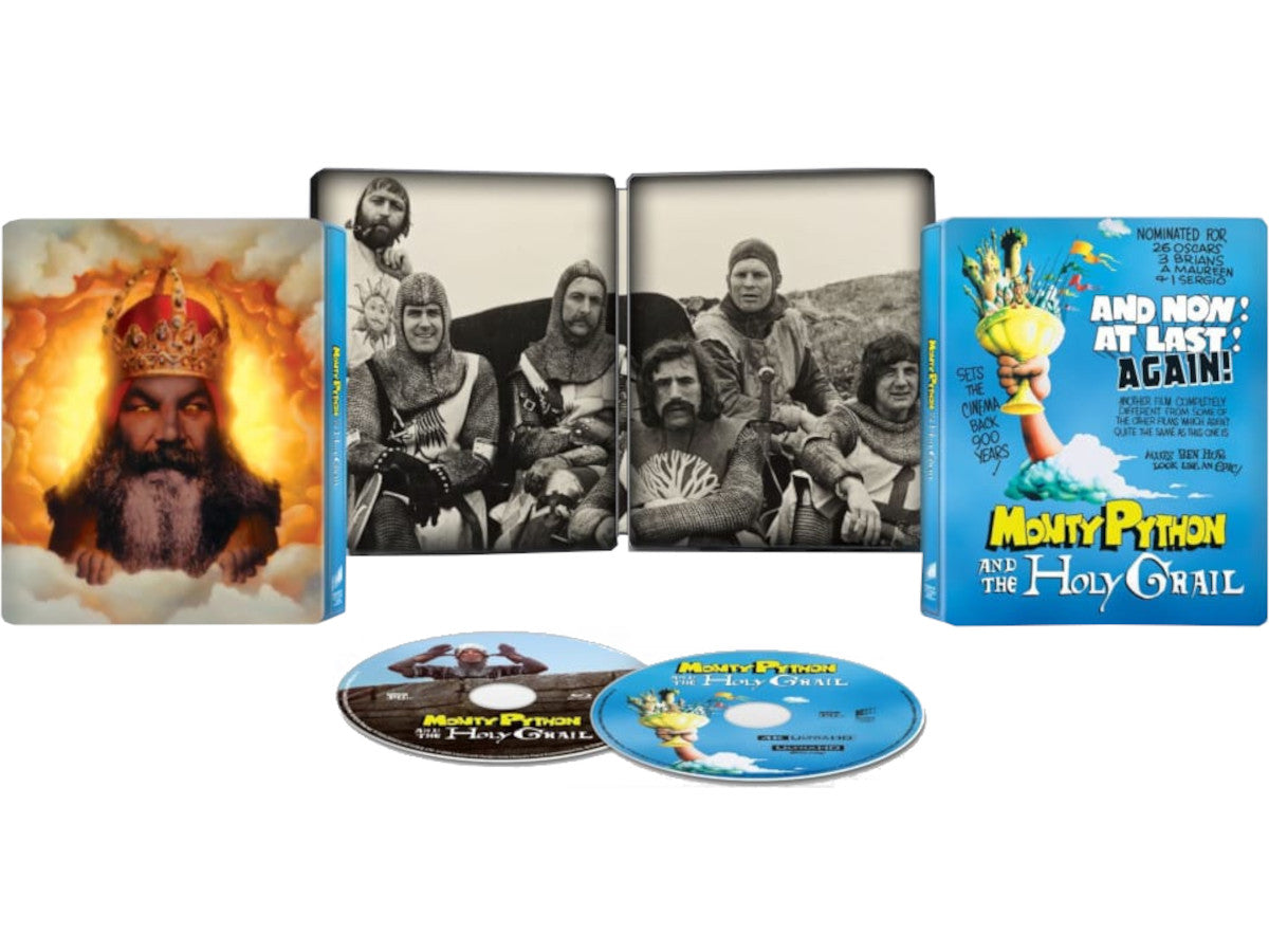 MONTY PYTHON SACRÉ GRAAL - COMBO UHD 4K + BD - STEELBOOK