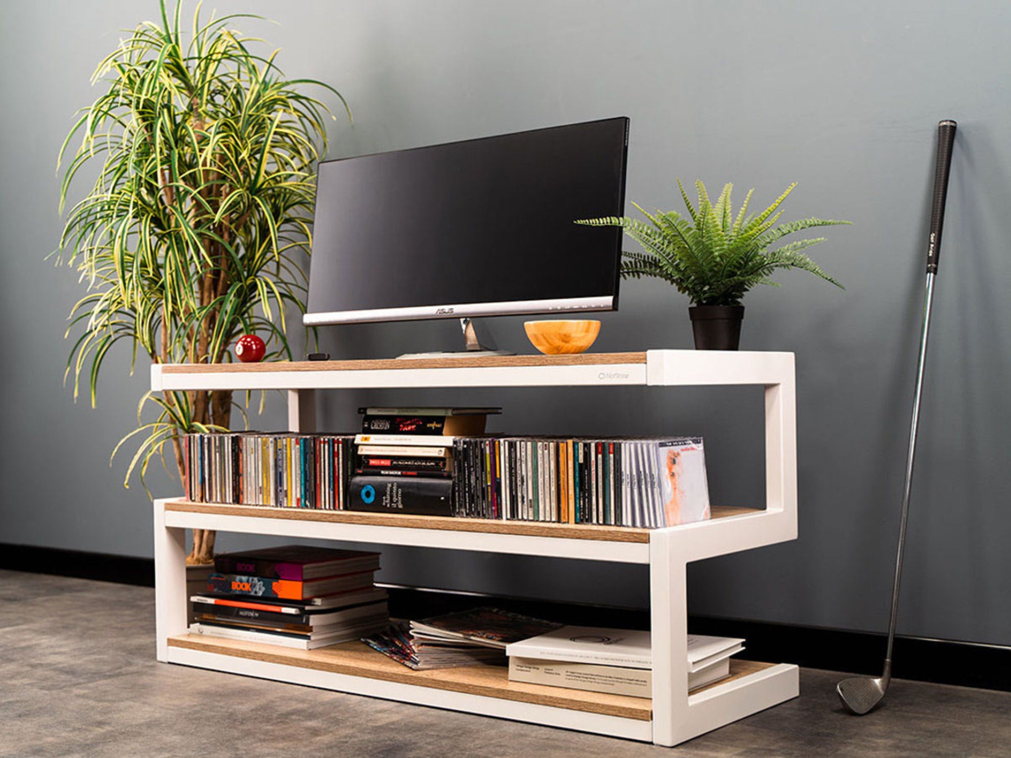 NORSTONE ESSE AV Blanc/ Chêne lifestyle