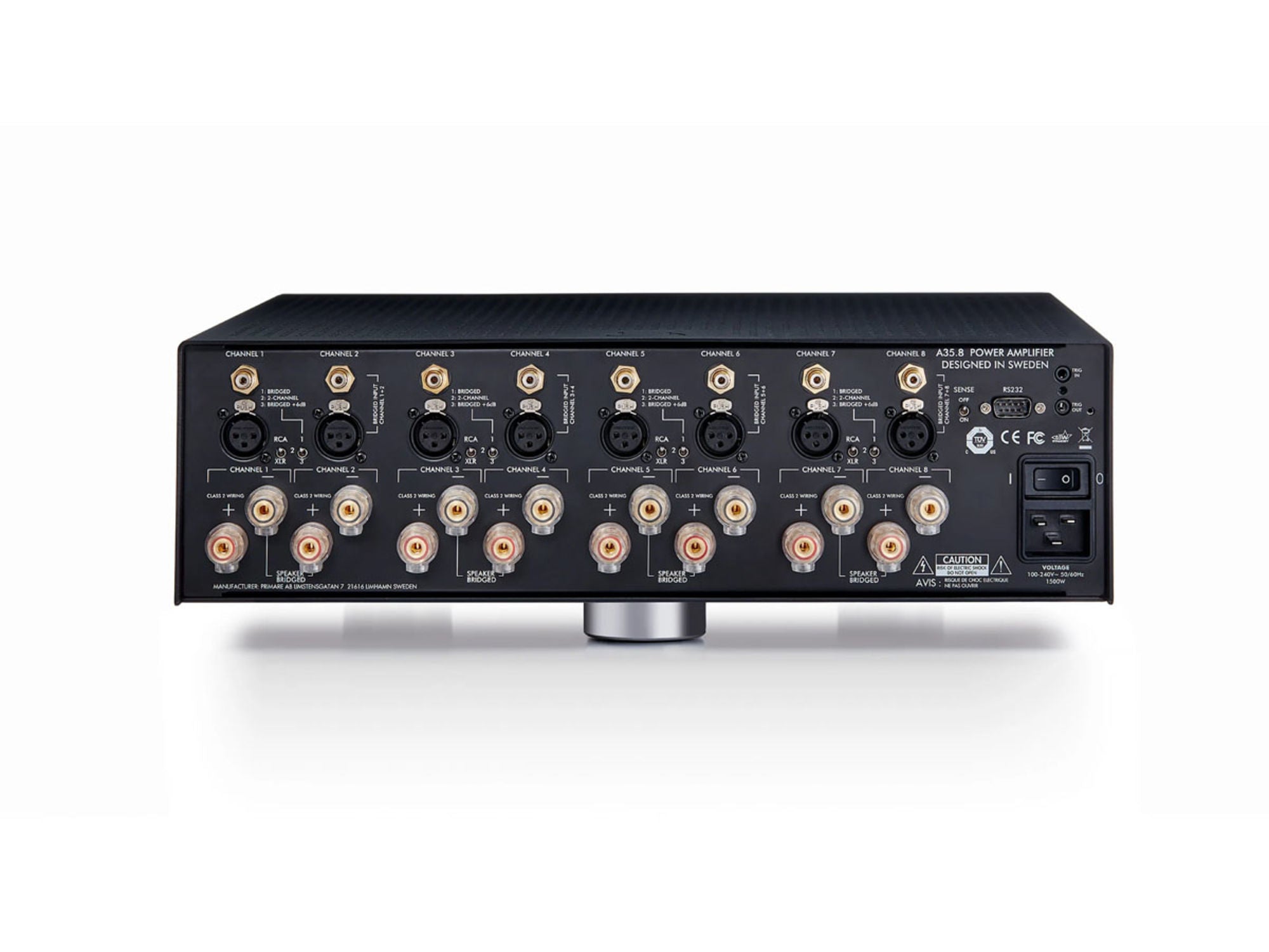 PRIMARE A35.8 Black connectique