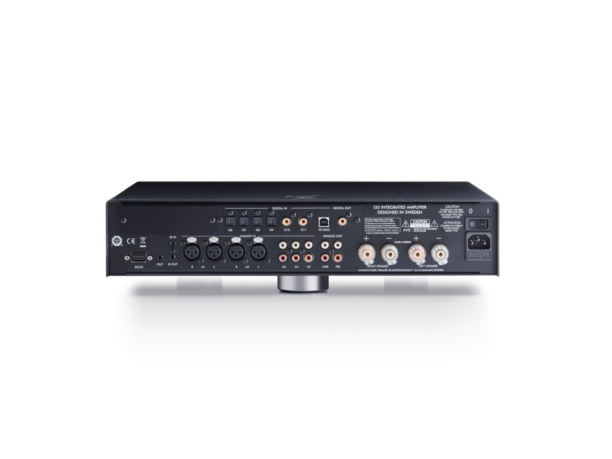 PRIMARE I35 DAC DM36 Black connectique