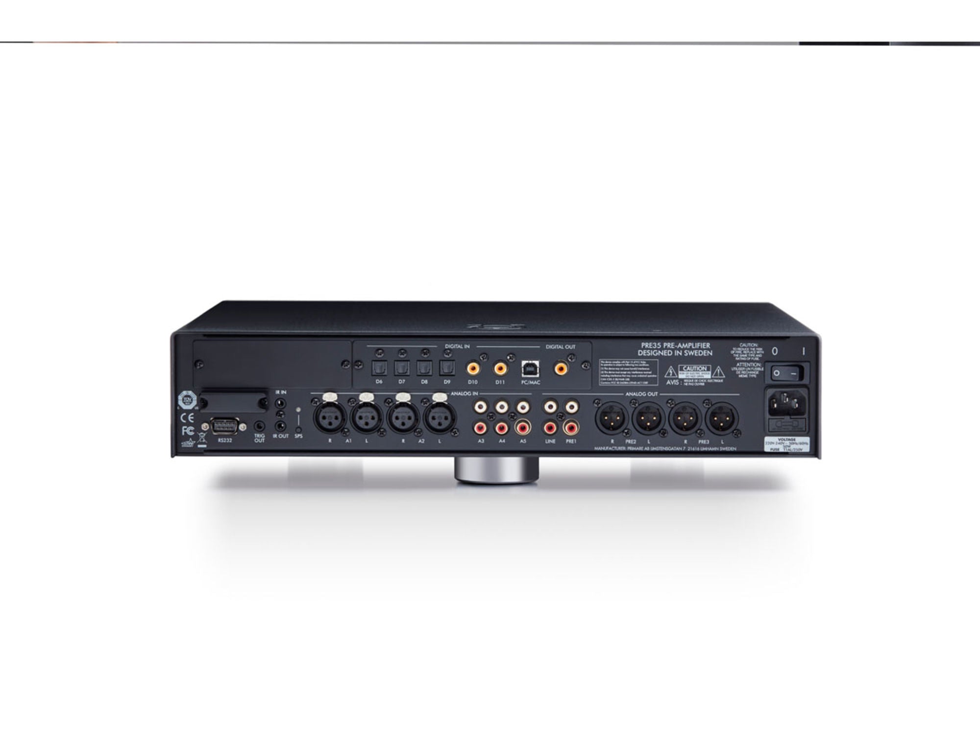 PRIMARE PRE35 DAC DM36 Black connectique