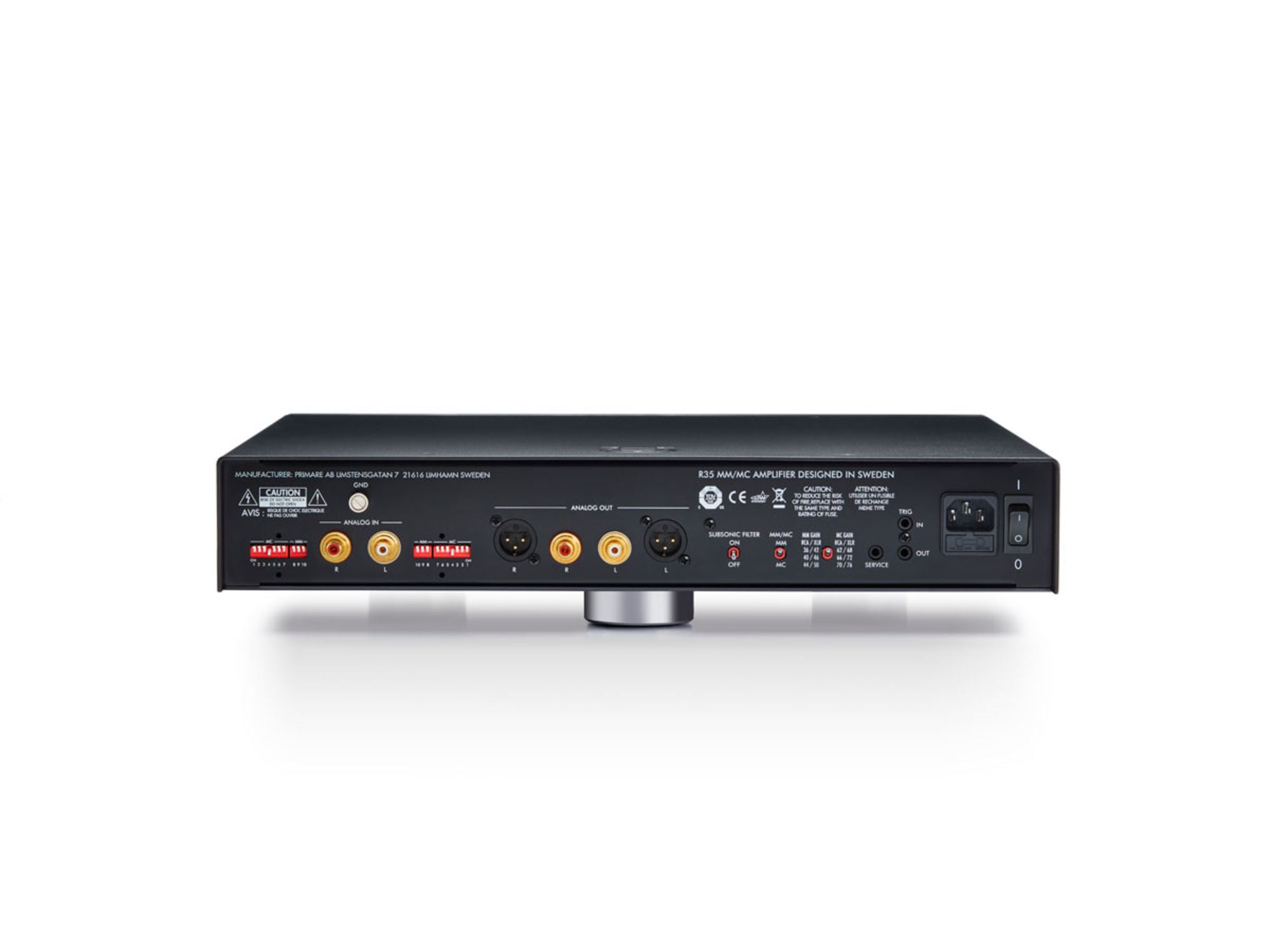 PRIMARE R35 Black connectique