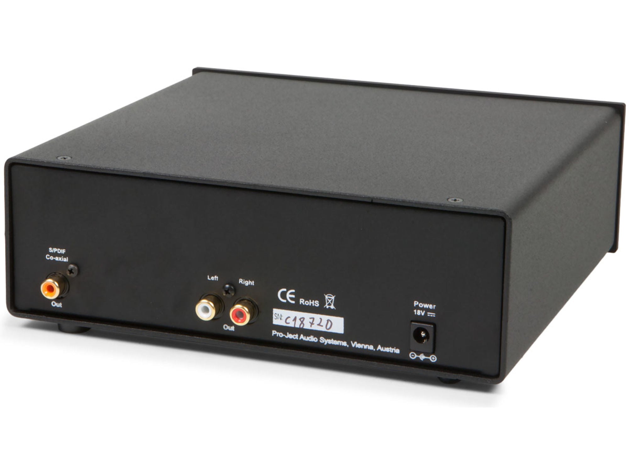 PROJECT CD Box DS2 Transport Black connectique