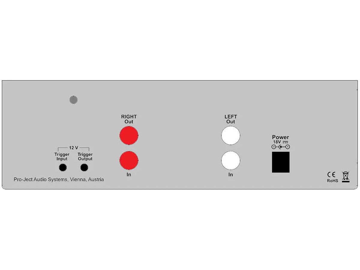 Pro-Ject Phono Box DS2 Silver connectique