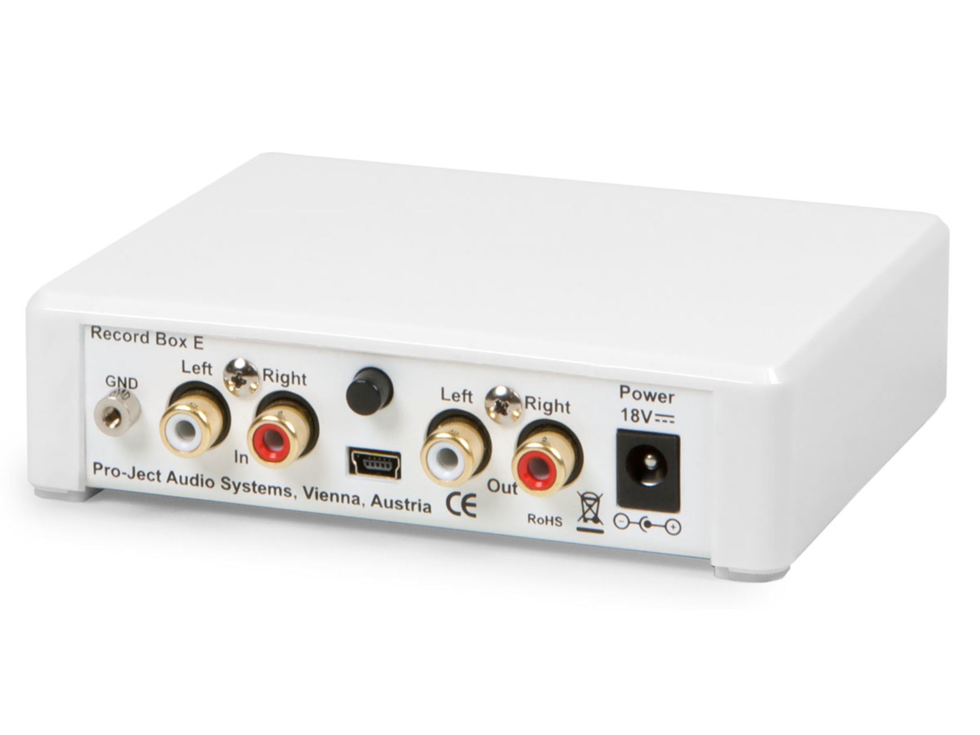 PROJECT RECORD BOX E White connectique