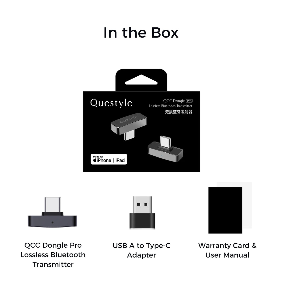 QUESTYLE QCC PRO - Dongle Bluetooth - Cobra.fr