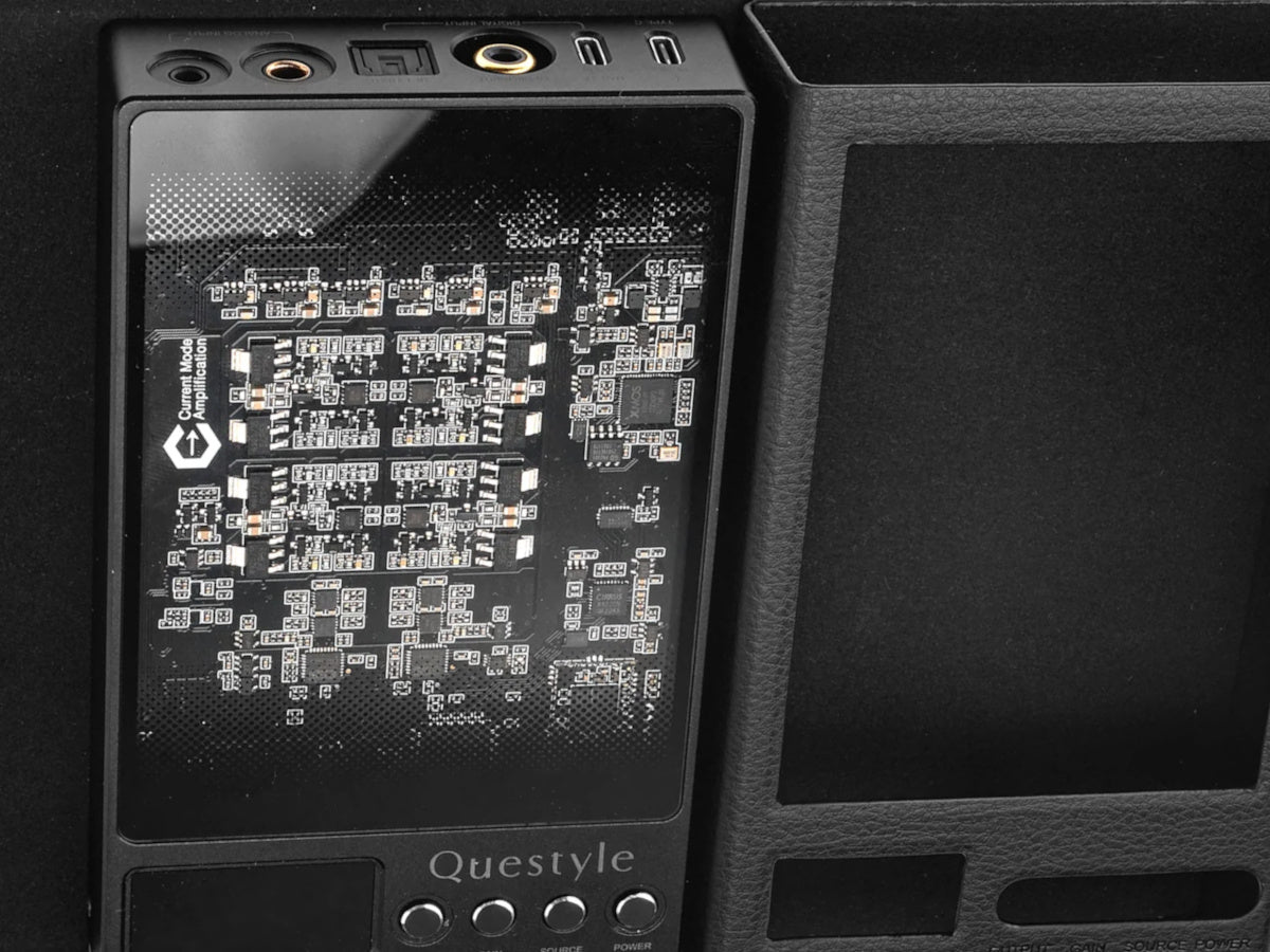 QUESTYLE Pochette SIGMA PRO Cuir Noir