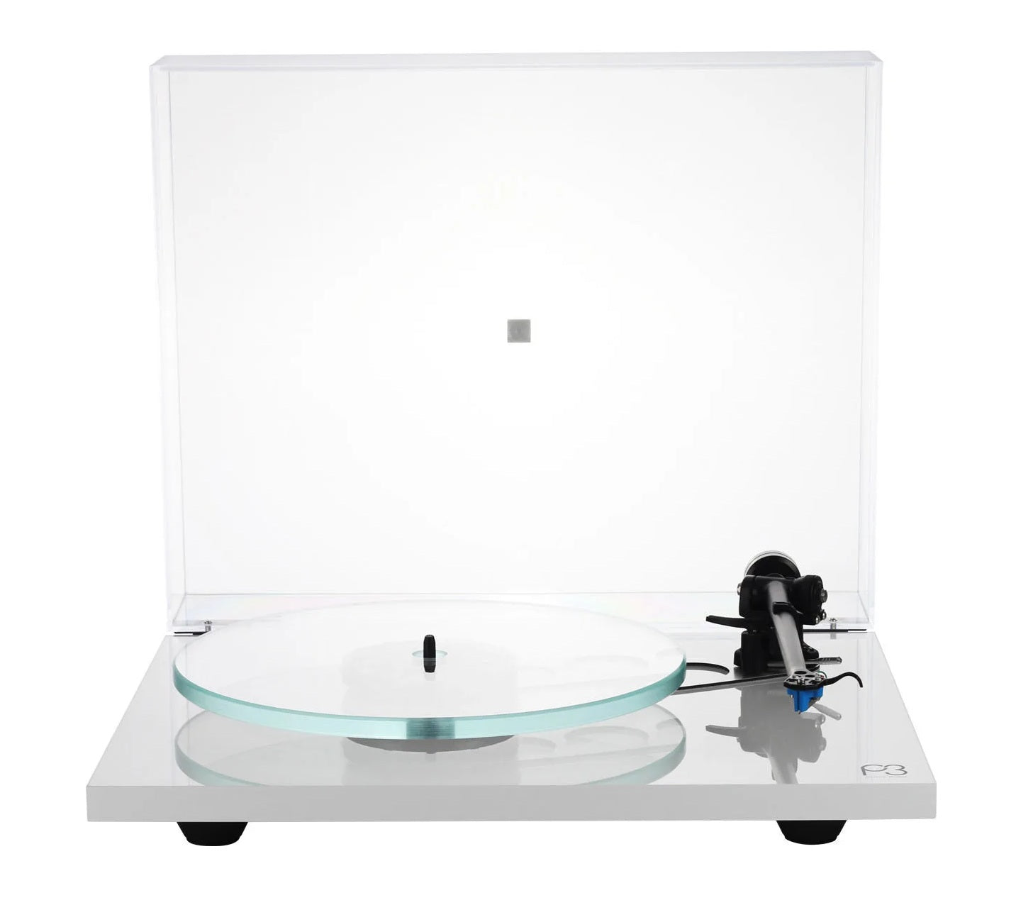 rega planar 3 blanc brillant sans cellule face avant