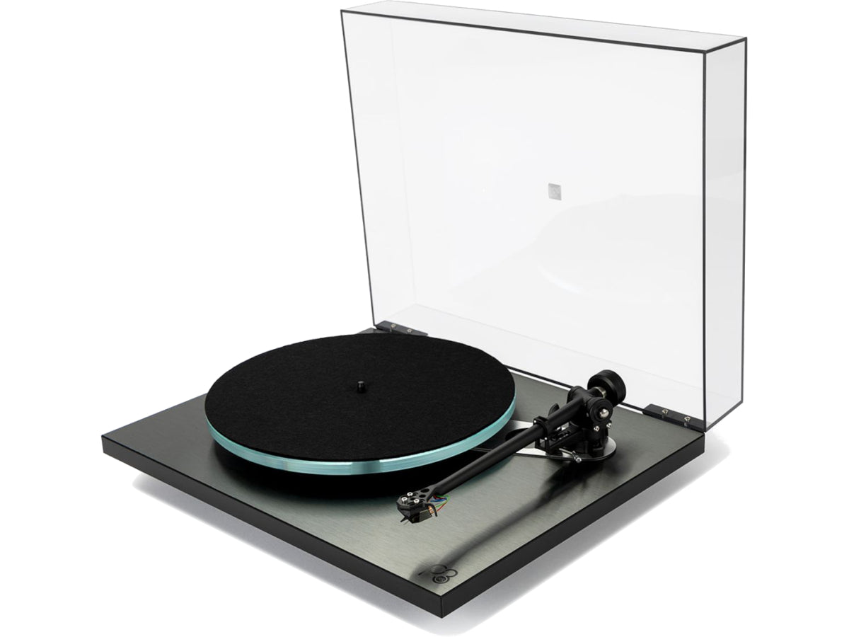 Rega Planar 3 RS Aluminium capot ouvert