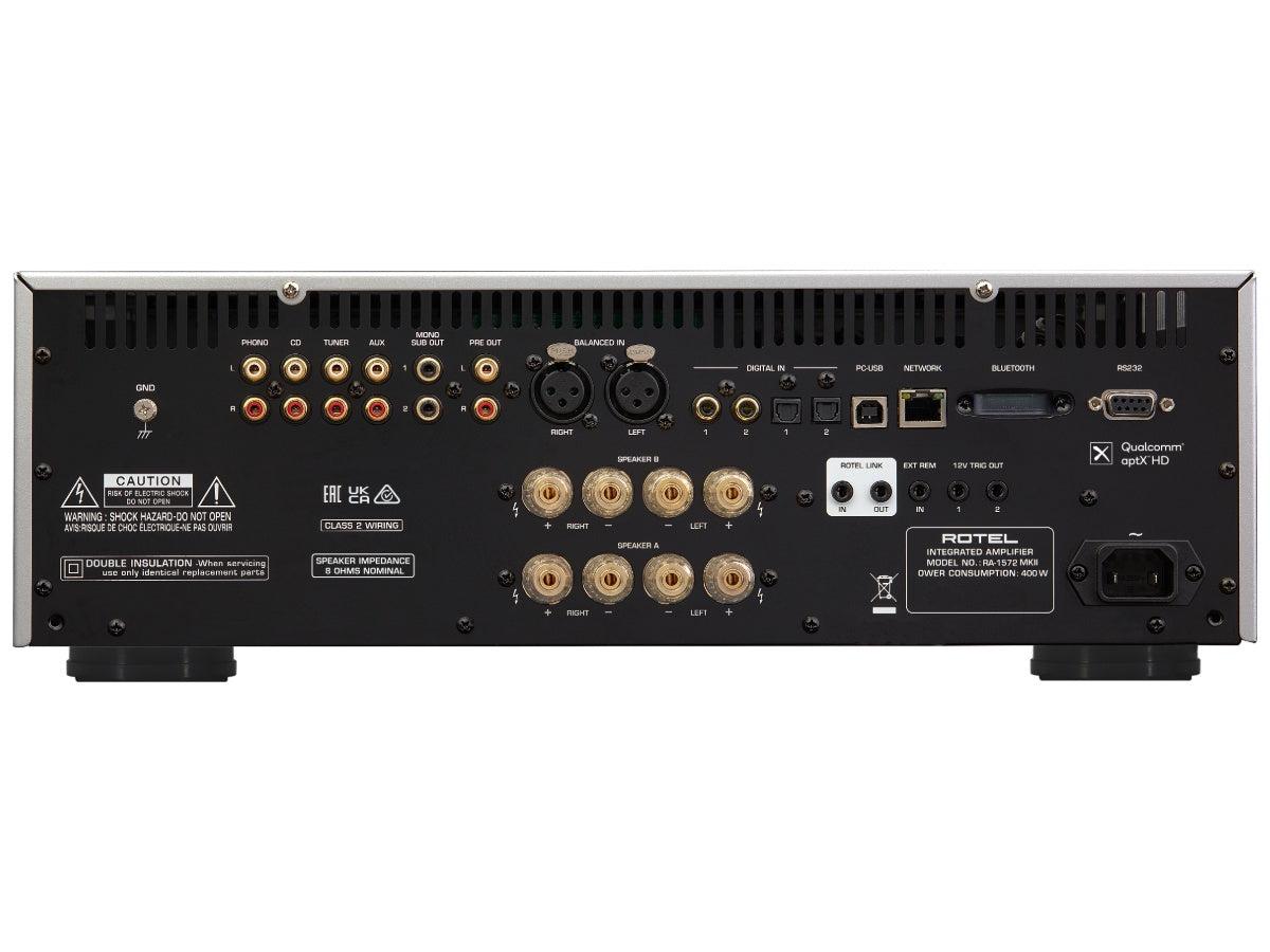 ROTEL RA-1572 MKII Silver