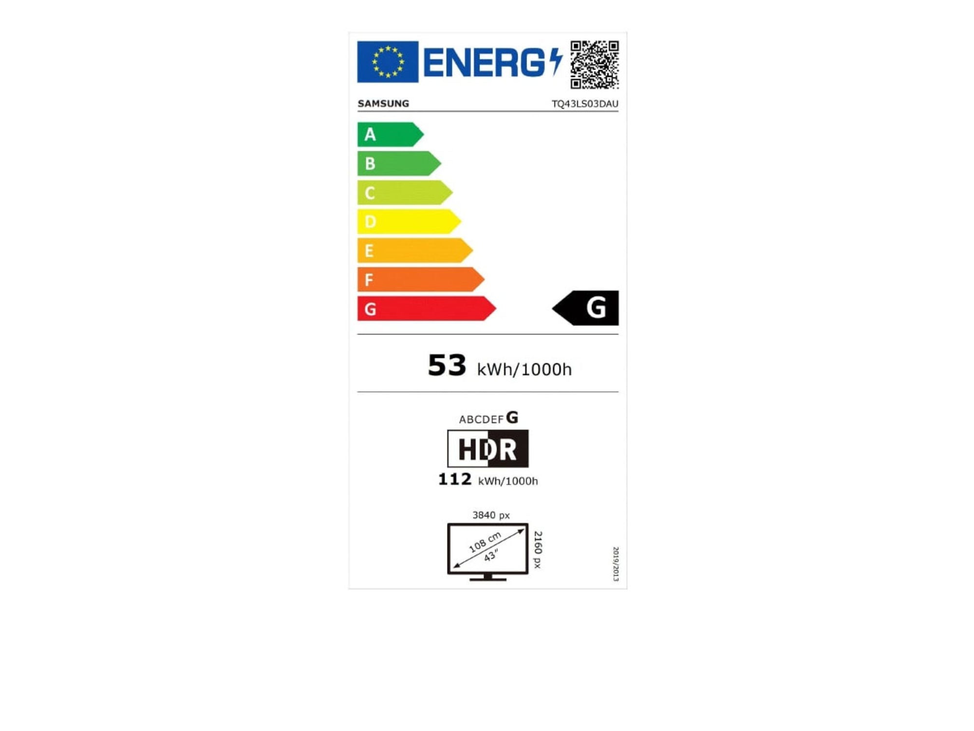 SAMSUNG TQ43LS03D The Frame 2024