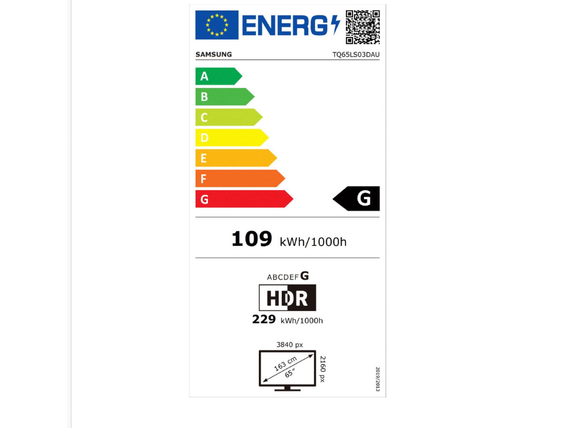 SAMSUNG TQ65LS03D The Frame 2024