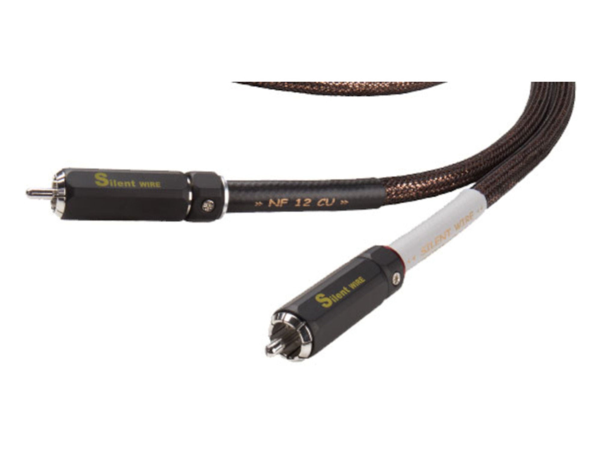 SILENT WIRE NF12 CU RCA (2 x 0.60m)