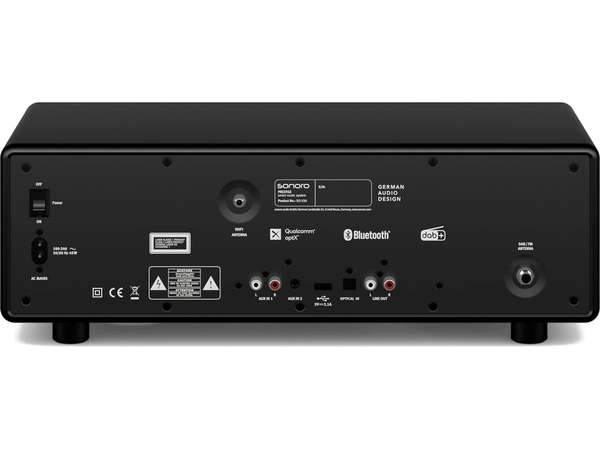 SONORO PRESTIGE Noir Mat - Noir connectique