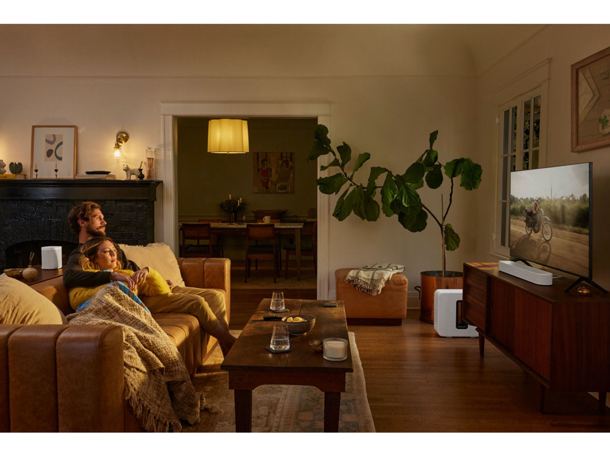 SONOS BEAM (Gen 2) Blanc lifestyle