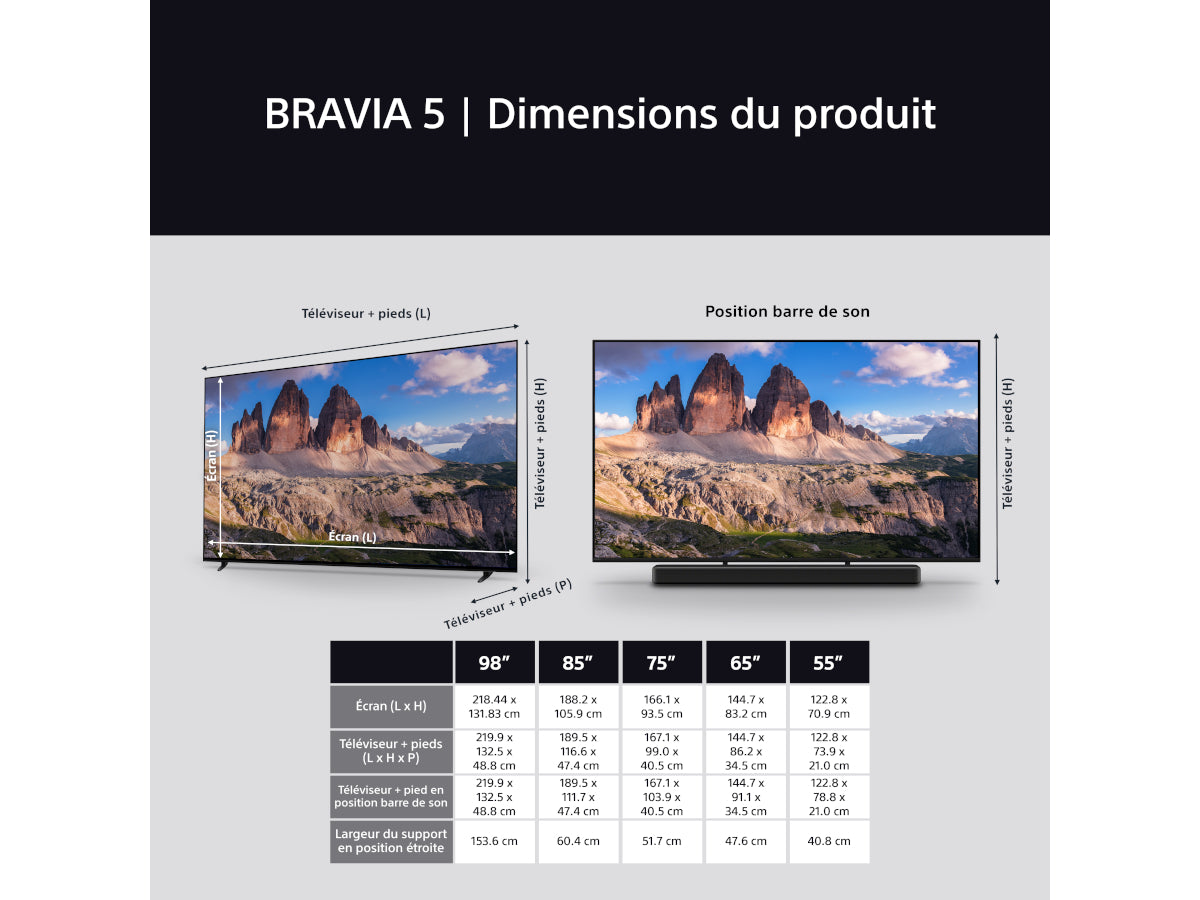 SONY 85 BRAVIA 5 (K-85XR59)