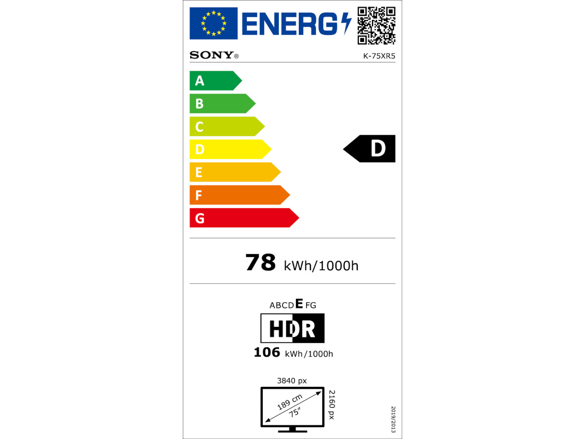 SONY 75 BRAVIA 5 (K-75XR59)