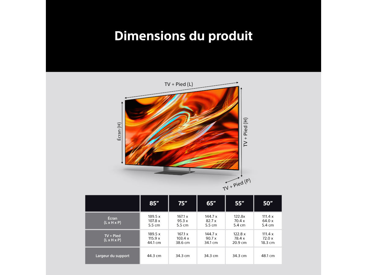 SONY 55 BRAVIA 7 II (K55XR75M2PB)