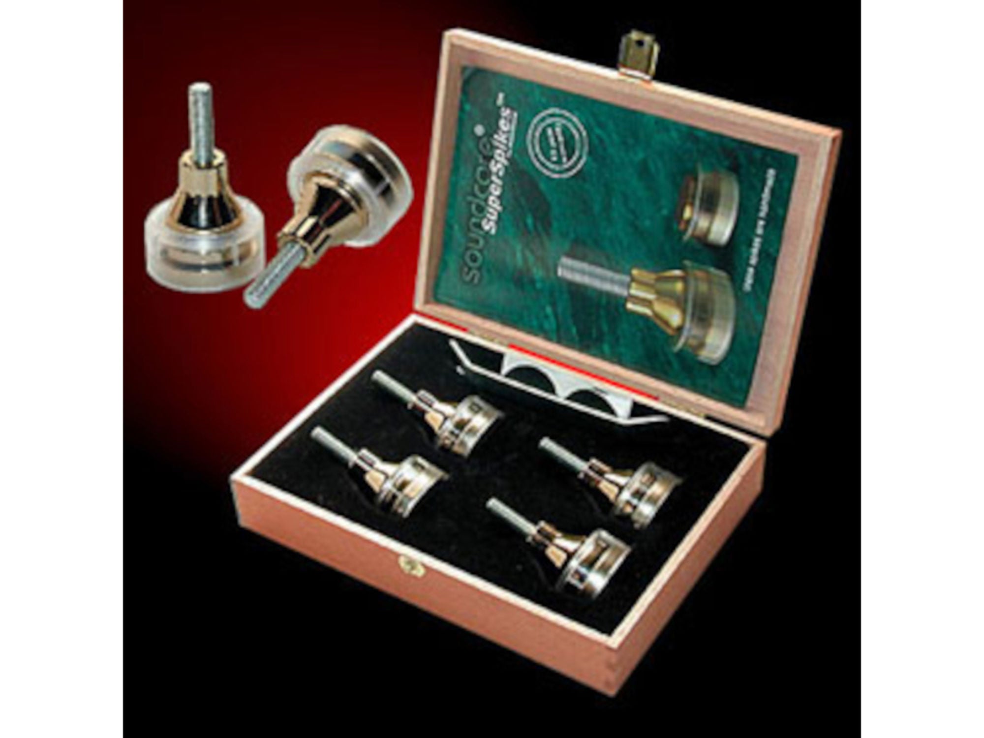 SOUNDCARE SUPERSPIKES 1/4" HIGH-END (set de 4)