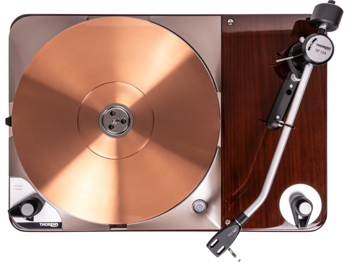 Thorens TD 124 DD Exclusive Noyer (dessus)