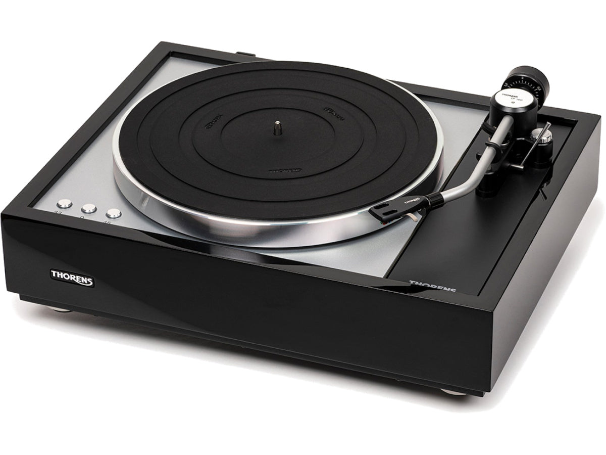 Thorens TD 1600 TP 160 Noir (hero sans capot)