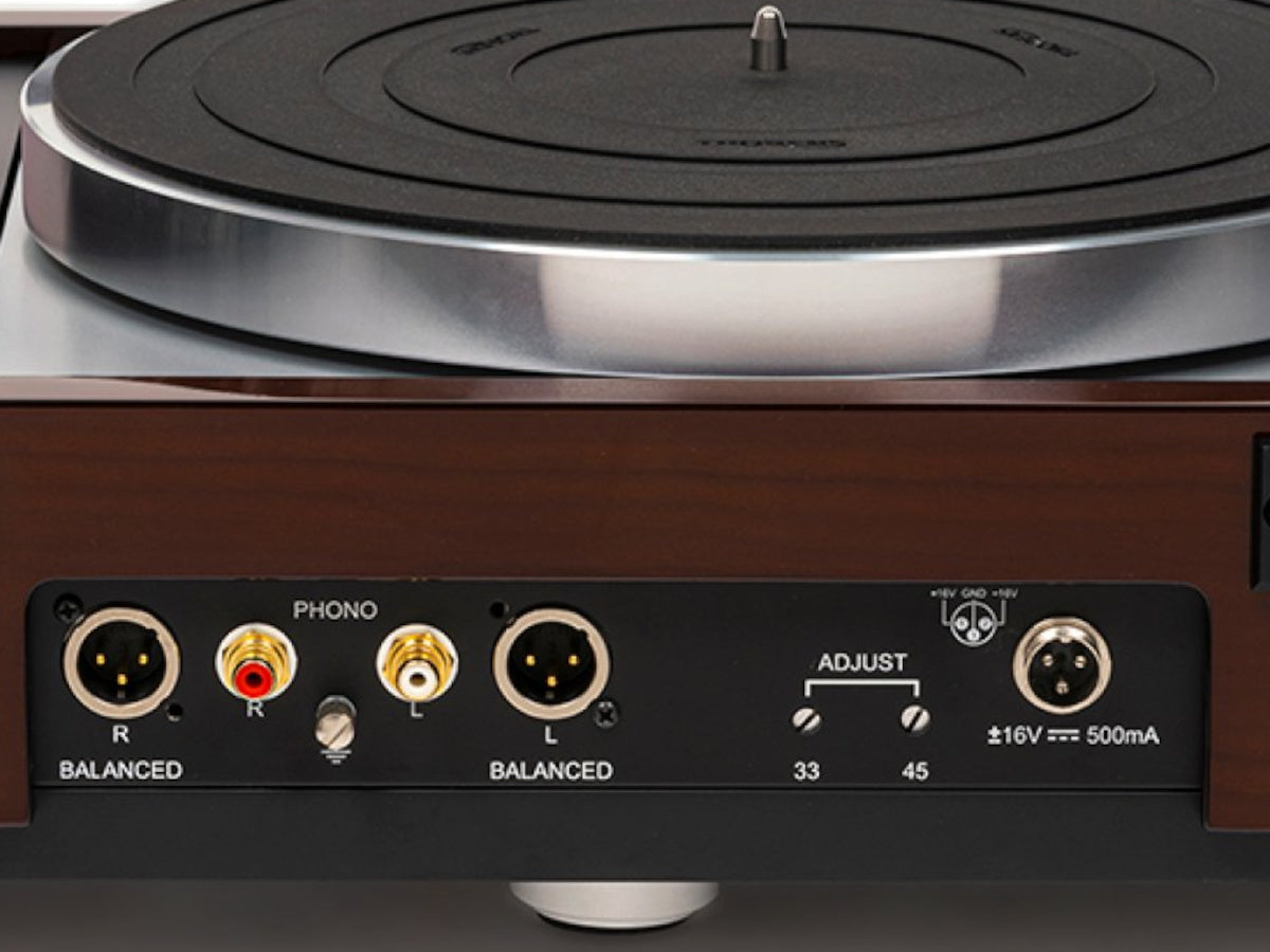 Thorens TD 1600 TP 160 Noyer (détail)